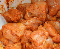 Marinated Chicken Boneless Breast - Tikka-1kg